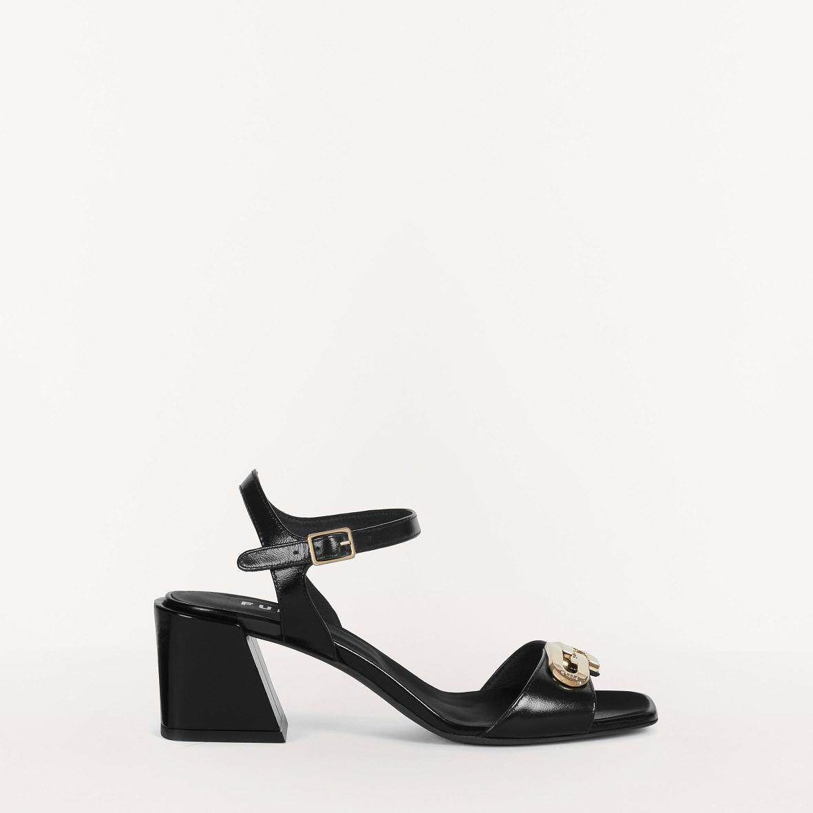 Furla Chain Sandals Black Women South Africa BW4813752